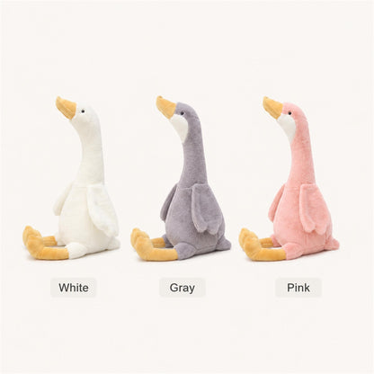 Personalized Baby Goose Plush, Custom Embroidered Stuffed Toy
