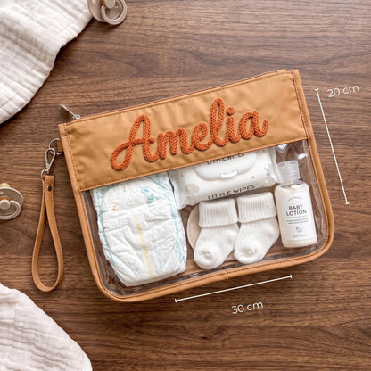 Personalized Baby Diaper Bag, Custom Baby Storage Bag
