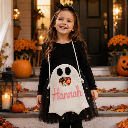 Personalized Ghost Halloween Candy Bag