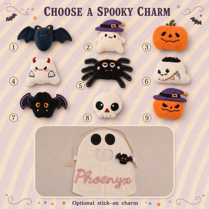 Personalized Ghost Halloween Candy Bag